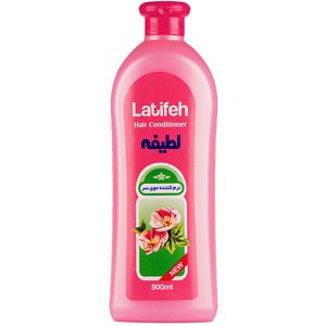 نرم‌کننده مو لطیفه مدل Flower حجم 800 میلی‌لیتر مجموعه 2عددی - تصویر 2