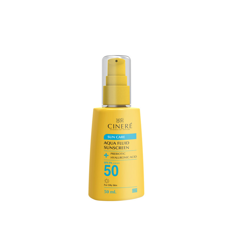 فلوئید ضد آفتاب بیرنگ سینره، 50 SPF، مدل PREBIOTIC، مناسب پوستهای چرب با حجم 50 میلیلیتر، فاقد پارابن، محافظتکننده در برابر اشعههای UVA و PA ،UVB++++، دارای فرمولاسیون فاقد چربی و هیالورونیک اسید، با ماندگاری 2 ساعته - تصویر 2