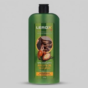 شامپو تقویت کننده مو لروکس مدل ARGAN OIL مناسب موهای آسیب‌دیده و شکننده وزن 550 گرم