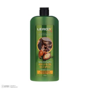 شامپو تقویت کننده مو لروکس مدل ARGAN OIL مناسب موهای آسیب‌دیده و شکننده وزن 550 گرم - تصویر 3