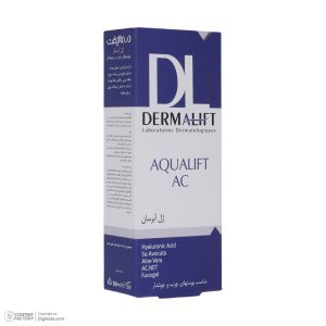 ژل آبرسان صورت درمالیفت مدل AQUALIFT AC مناسب برای پوست‌های چرب و جوشدار حجم 50 میلی لیتر - تصویر 5