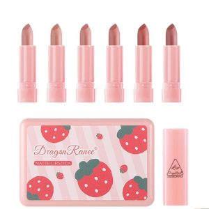 رژ لب جامد دراگون رانی مدل Strawberry بسته 6 عددی - تصویر 3
