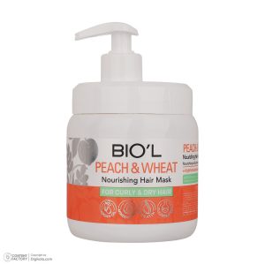 ماسک تقویت کننده مو بیول مدل Peach And Wheat مناسب برای موهای فر و خشک حجم 500 میلی لیتر - تصویر 3