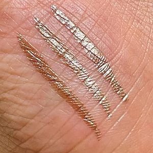خط چشم ماژیکی پن کوتا مدل متالیک رنگ قهوه ای روشن - تصویر 4