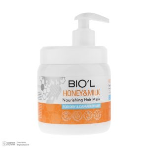 ماسک تقویت کننده مو بیول مدل HONEY & MILK مناسب برای موهای خشک و آسیب دیده حجم 500 میلی لیتر - تصویر 3