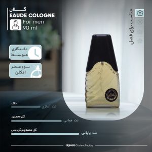 ادکلن مردانه گلان مدل EAUDE COLOGNE حجم 90 میلی‌لیتر - تصویر 5