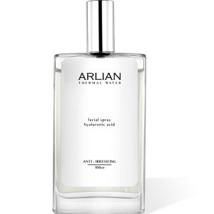 اسپری آبرسان صورت و بدن آرلیان مدل Hyaluronic Acid مناسب برای انواع پوست حجم 100 میلی‌ لیتر