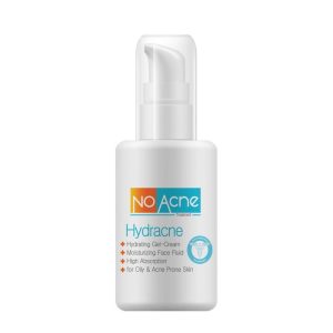 ژل کرم آبرسان صورت نو آکنه مدل Hydracne مناسب برای پوست های چرب و آکنه‌دار حجم 80 میلی‌لیتر