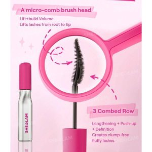 ریمل بلند‌کننده ضد آب شیگلم مدل Lashlighter Up & Out - تصویر 4