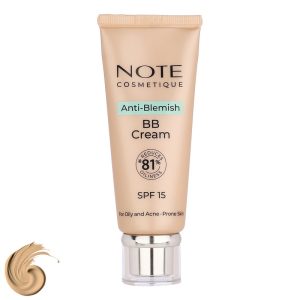 کرم پودر BB مایع spf 15 نوت مدل A-B شماره 02 مناسب برای پوست چرب حجم 30 میلی‌لیتر