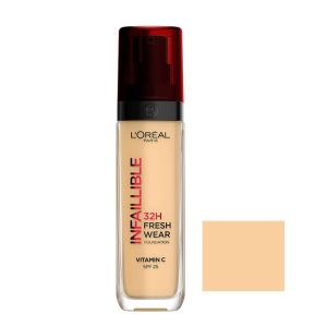 کرم پودر مایع  Spf 25 لورآل مدل Infaillible 32H شماره 120 مناسب برای انواع پوست حجم 30 میلی‌ لیتر - تصویر 2