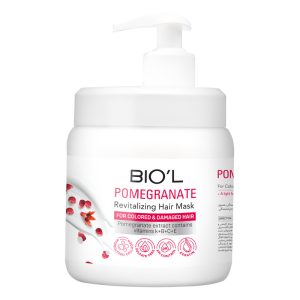 ماسک مو بیول مدل Pomegranate مناسب برای موی رنگ شده حجم 800 میلی لیتر