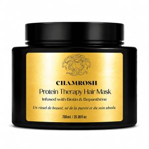 ماسک مو صاف کننده چمروش مدل پروتئین تراپی مناسب برای موهای کراتین شده و آسیب دیده حجم 750 میلی لیتر
