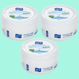 کرم مرطوب‌کننده دست و صورت جی مدل Soft  مناسب برای انواع پوست حجم 200 میلی‌لیتر مجموعه سه عددی