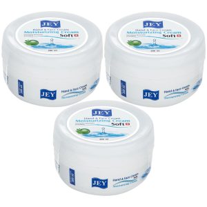 کرم مرطوب‌کننده دست و صورت جی مدل Soft  مناسب برای انواع پوست حجم 200 میلی‌لیتر مجموعه سه عددی - تصویر 2