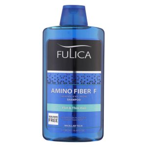 Alternative view of شامپو تقویت‌کننده مو فولیکا مخصوص موهای کم‌حجم و نازک، حجم 400 میلی‌لیتر مدل Amino Fiber، حاوی ویتامین‌های B7 و B6، بدون سولفات، برطرف‌کننده وز مو، آبرسان، محکم‌کننده، حاوی عصاره‌های سبوس برنج، رزماری