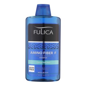 شامپو تقویت‌کننده مو فولیکا مخصوص موهای کم‌حجم و نازک، حجم 400 میلی‌لیتر مدل Amino Fiber، حاوی ویتامین‌های B7 و B6، بدون سولفات، برطرف‌کننده وز مو، آبرسان، محکم‌کننده، حاوی عصاره‌های سبوس برنج، رزماری - تصویر 3