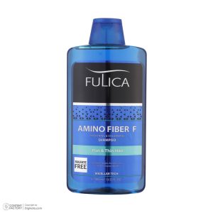 شامپو تقویت‌کننده مو فولیکا مخصوص موهای کم‌حجم و نازک، حجم 400 میلی‌لیتر مدل Amino Fiber، حاوی ویتامین‌های B7 و B6، بدون سولفات، برطرف‌کننده وز مو، آبرسان، محکم‌کننده، حاوی عصاره‌های سبوس برنج، رزماری - تصویر 4
